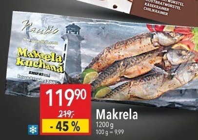 Makrela mražená