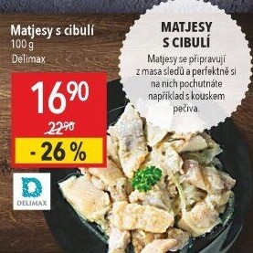 Matjesy s cibulí