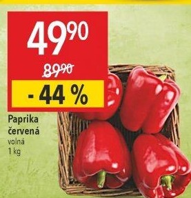 Paprika červená