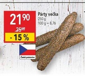 Pečivo Párty večka
