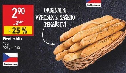Pivní rohlík