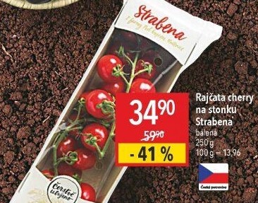 Rajčata cherry keříková Čerstvě utrženo
