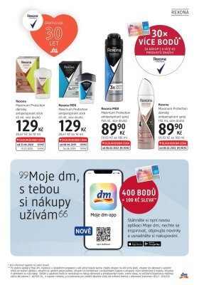 akční leták dm drogerie 14.7.2022-10.8.2022