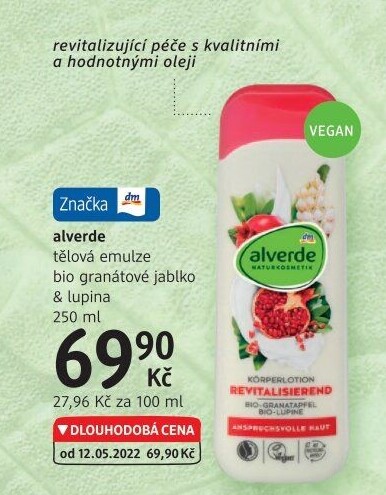 Emulze tělová Alverde