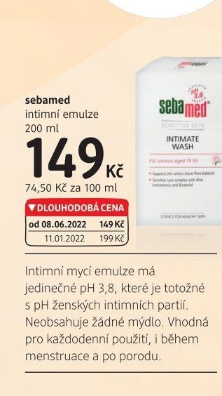 Intimní emulze Sebamed