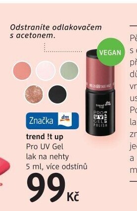 Lak na nehty Pro UV Gel trend IT UP