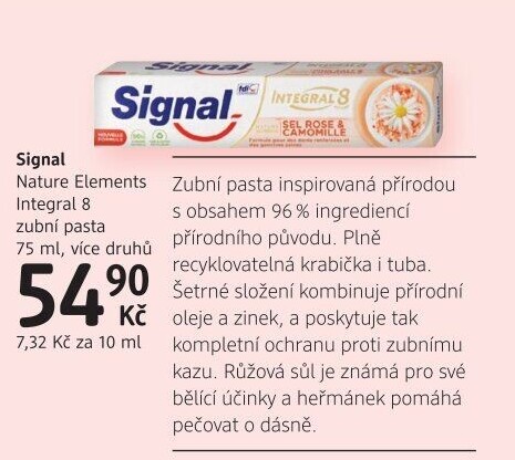 Pasta na zuby Nature Elements Long Active Signal