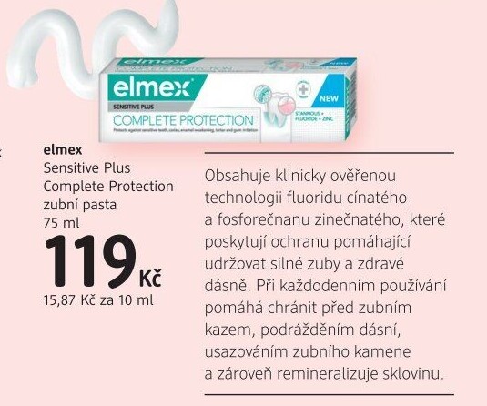 Pasta na zuby Sensitive Plus Elmex