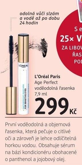 Řasenka voděodolná Age Perfect L'