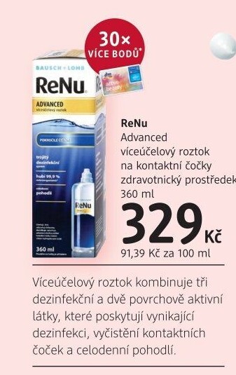 Roztok na kontaktní čočky ReNu