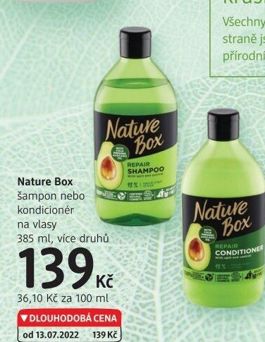 Šampon Nature box