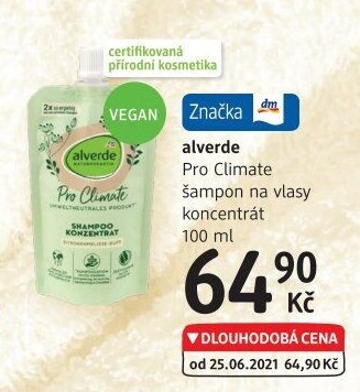 Šampon Pro Climate Alverde