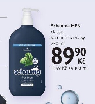 Šampon Schauma Schwarzkopf