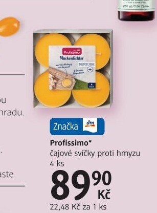 Svíčky čajové vonné Profissimo
