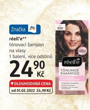 Tónovací šampon réell'