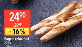 Bageta celozrnná