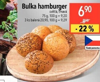 Bulka na hamburger
