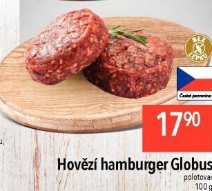 Hovězí hamburger Globus