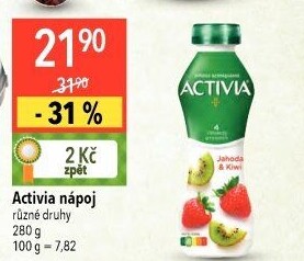 Jogurtový nápoj Activia Danone