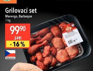 Kuřecí grilovací set Marengo Vodňanské Kuře