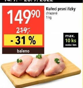 Kuřecí prsní řízky