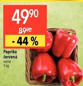 Paprika červená