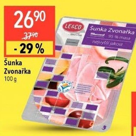 Šunka Zvonařka nejvyšší jakosti LE&amp