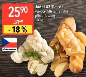 Sýr Jadel Mlékárna Polná