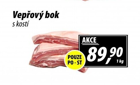 Vepřový bok s kostí