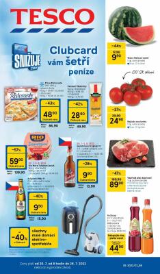 akční leták Tesco 20.7.2022-26.7.2022