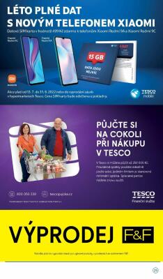 akční leták Tesco 20.7.2022-26.7.2022