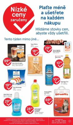 akční leták Tesco 20.7.2022-26.7.2022
