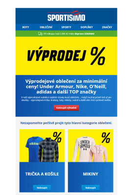 akční leták Sportisimo 17.7.2022-22.7.2022