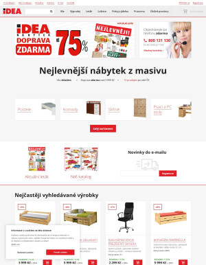 akční leták IDEA nábytek 19.7.2022-25.7.2022