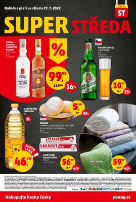 akční leták Penny Market 21.7.2022-27.7.2022