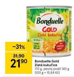 Kukuřice sterilovaná Gold Bonduelle