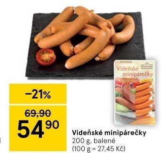 Minipárečky vídeňské Ponnath