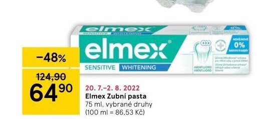Pasty na zuby Elmex