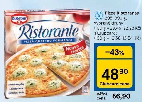 Pizza mražená Ristorante Dr. Oetker