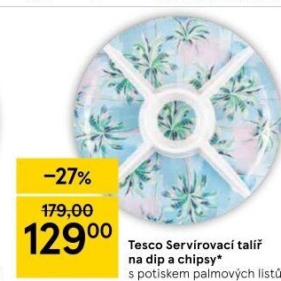Servírovací talíř Tesco