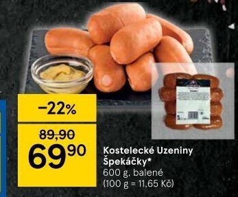 Špekáčky Kostelecké uzeniny