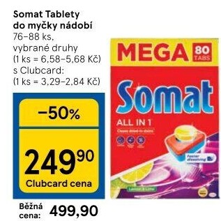 Tablety do myčky Somat