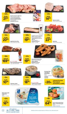 akční leták Tesco 20.7.2022-26.7.2022