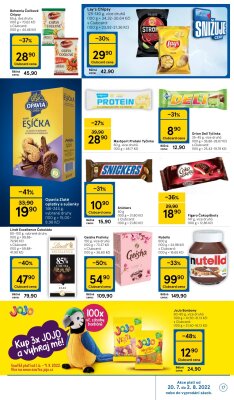 akční leták Tesco 20.7.2022-26.7.2022