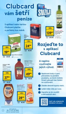akční leták Tesco 20.7.2022-26.7.2022