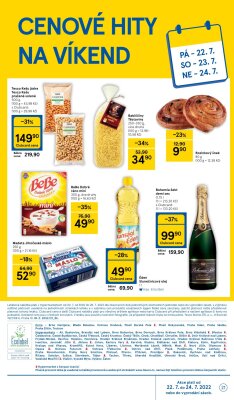akční leták Tesco 20.7.2022-26.7.2022