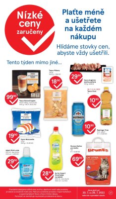 akční leták Tesco 20.7.2022-26.7.2022