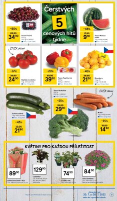 akční leták Tesco 20.7.2022-26.7.2022