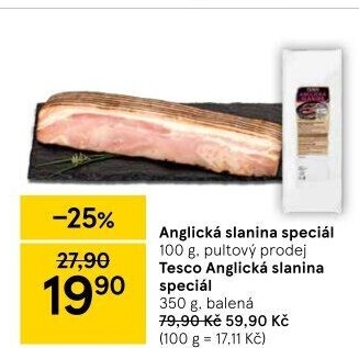 Anglická slanina speciál