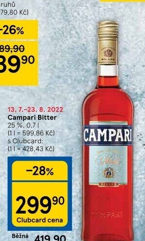 Aperitiv Bitter Campari